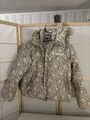 Damen Winterjacke beige logo  Gr. XL von Tommy Hilfiger