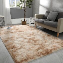 Flauschige Teppich Langflor Hochflor Shaggy Flokati Fußmatte Läufer Wohnzimmer