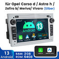 Für Opel Corsa C/D Zafira B Astra H Android 13 2+64GB Carplay Autoradio GPS NAVI