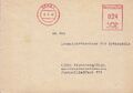 POST Freistempel - WERT - Einstellung - 24 - Pfg.  Bf. - GERA  1  - 1948 -