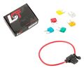 Sicherungshalter Mini Flachsicherung mit Abdeckung 5A-30A für VW GOLF BEETLE