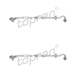 2X TOPRAN ABS-SENSOR RADDREHZAHL HINTEN BEIDSEITIG PASSEND FÜR SEAT CORDOBA