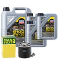 Motoröl 0W30 LIQUI MOLY Top Tec 6100 8L+MANN Ölfilter+Ölablassschraube