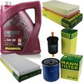 MANNOL 5 L 5W-30 Combi LL+MANN-FILTER Filterpaket für Peugeot Expert 224 1.6