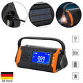 Solar Radio Handkurbel AM FM Radio LED Taschenlampe USB Notfall Handyladegerät