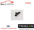 ABS SENSOR DREHZAHLFÜHLER PAAR HINTEN TRISCAN 8180 29204 2PCS A FÜR AUDI A3,TT