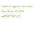 Wenko Wc-garnitur Drop Neo Grau Stein 23363100 (4008838243510)