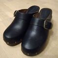 Mango Clogs schwarz, mit hohen Absätzen, Gr. 36 --- sehr gut