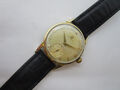 Omega cal 267 Handaufzug vintage Herrenuhr- two tone dial - 80 micron vergoldet