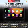 Android 13 Autoradio RDS Für Nissan Qashqai J10 2006-2013 Carplay GPS Navi WiFi