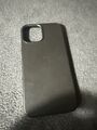 Original Apple iPhone 12 Pro Max Leder Case Hülle MagSafe Schwarz