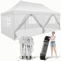 Pavillon 3x3m-3x6m Faltpavillon Gartenzelt Partyzelt Stabil Faltbar Wasserdicht