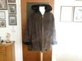 Damen Wildlederjacke mit Kapuze Braun Gr: 44 avitano