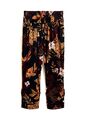 Jersey-Hose mit Allover-Print Gr. 36/38 Beere Bedruckt Damen Caprihose Neu*