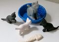 °PLAYMOBIL° Tiere Haustiere Katzen Kitten Katzenkorb Fischgräte