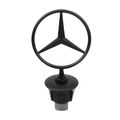 Motorhaube Schwarz 44mm Stern Emblem für Mercedes-Benz Klasse E W221 A2218800086