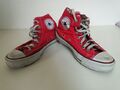 Converse All Star Chucks Sneaker Turnschuhe High Taylor Stoff Pink Gr. 4,5 / 37