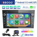 64G Autoradio Android 13 Carplay KAM GPS NAV Für Opel Corsa C D Zafira B Astra H