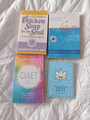 Wohlbefinden 4 x Buchpaket Selbsthilfe Achtsamkeit Frieden Zen Inspirierend Beruhigend