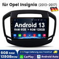 6+128GB Für Opel Insignia 2013-2017 Autoradio wifi GPS carplay Android13 USB DSP