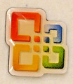 Microsoft Office Logo Pin