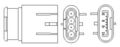 MAGNETI MARELLI (466016355154) Lambdasonde, Lamdasonde für ALFA FIAT FORD