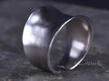 Sehr Schmaler Damen Ring mit Struktur Sterling Silber 925 dünn  58