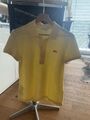 Lacoste Damen Poloshirt Gr 36, Gelb, Neu Ohne Etikett 