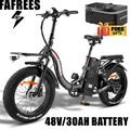 E Mountainbike 20 Zoll Elektrofahrrad 750W Ebike Pedelec Fatbike MTB 30Ah 45km/h