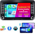 2+64GB Android 13 Autoradio GPS Navi für VW GOLF 5 6 Plus Passat Touran Polo EOS