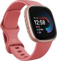 Fitbit Versa 4 40 mm copper rose am Silikonarmband pink sand [Wi-Fi]