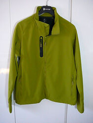 BEC-Collection softshell-Jacke Gr. L lindgrün mit Stehkragen, Handytasche Zipper