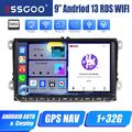 32G Carplay Android 13 Autoradio NAVI Für VW GOLF 5 6 Polo 6R Touran Tiguan EOS