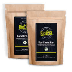 Kamillen Blüten Tee Bio 1000g (2x500g) Biotiva (40,99 EUR/kg)