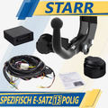 AHK starr+ES13p spez für Skoda Octavia 2 II 1Z / 3T Kombi auch 4x4 und RS 05-13