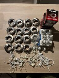 230V LED Einbaustrahler Set (20 Stück) Kamilux9451 inkl. Kabel und Leuchtmittel