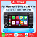 Android 13 Autoradio Für Mercedes Benz W639 W906 W169 Sprinter DAB+ 32GB CarPlay