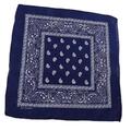 2x Unisex Baumwolle Paisley Bandana Cowboy Kopftuch Stirnband Kopftuch Marine