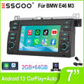 64G Android Apple Carplay +KAM Autoradio Für BMW E46 3er 318 320 325 M3 GPS NAVI