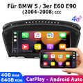 für BMW E60 E61 E90 E91 CCC GPS Navi Android 12 8Core 4G Autoradio 6+64G CarPlay