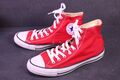 Converse All Star Classic Hi Herren Chucks Sneaker Gr. 42 rot weiß Canvas BC228