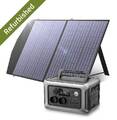 600W Solargenerator 299Wh LiFePO4 Powerstation mit 100W Solar Panel Gebraucht