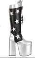 Neu Herren KISS The Starchild Destroyer Stiefel für Erwachsene UK 13 Plattformstiefel 