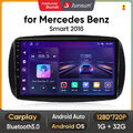 Android13 Carplay Autoradio GPS Navi WiFi RDS Für MercedesBenz Smart Fortwo 2016