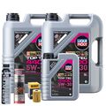 Motoröl 5W30 LIQUI MOLY Top Tec4400 11L+HENGST Ölfilter +Spülung +Cera Tec