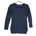 Tommy Hilfiger V-Ausschnitt 21% Wolle Pullover Sweatshirt Damen GRÖSSE XS