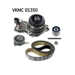 1x Wasserpumpe + Zahnriemensatz SKF VKMC 01350 passend für AUDI FORD MAN SEAT