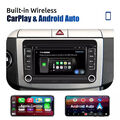 7 zoll Apple Carplay Android 13 Autoradio GPS Navi Für VW GOLF 5 6 Passat Polo