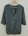 ZERO Bluse Shirt Damen grün weiß Gr.36 NEU