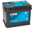 Autobatterie Exide EK600 AGM 12V 60Ah 680A Start-Stop Starterbatterie